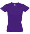 11502 Ladies Imperial SOL'S Ladies Imperial Heavy T-Shirt dark purple colour image
